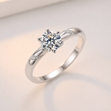 Silver Zirconia Modern Embrace Ring by Rose & Oliver - product image 1